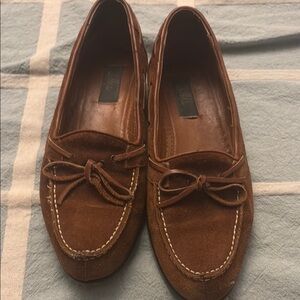 Brown Suede Loafers